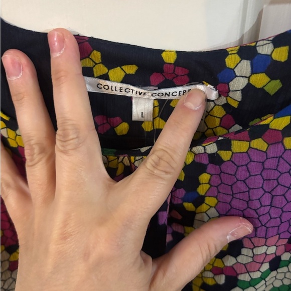 Collective Concepts Mosaic Print Dress - Picture 6 of 6